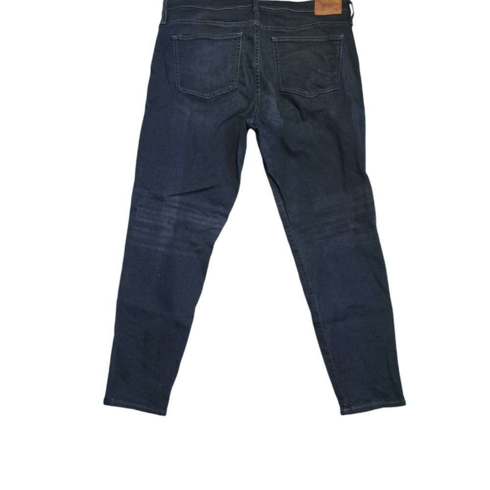 J. Crew Women's 9 in high-rise toothpick skinny jeans size 34 dark wash casual - Picture 3 of 10